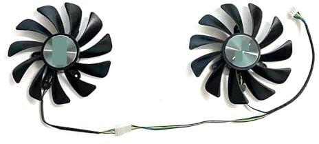 ZHOUQOZ Für Zotac für Geforce für GTX 1070ti 1080 Ti GTX1070 GTX1080ti Amp Version Grafikkarte 95MM 4PIN GAA8S2U GPU Lüfter(Logo Fan)