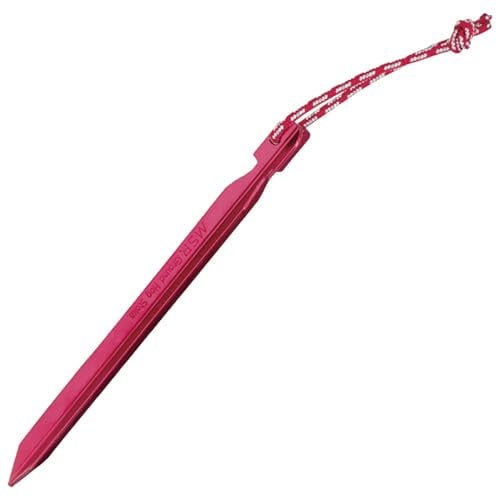 MSR Groundhog Zelthering-Set, 6er-Pack, regulär, 19,1 cm, Rot