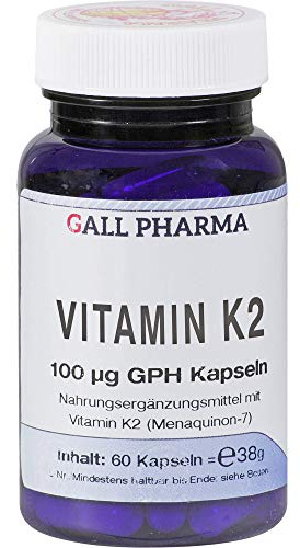 Gall Pharma Vitamin K2 100 Mikrogramm GPH Kapseln, 60 Stück, 1er Pack (1 x 60 Stück)