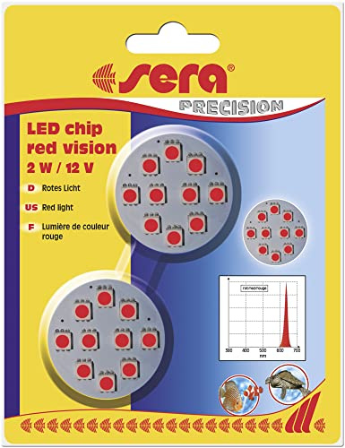 sera LED chip red vision - Reines Rotlicht als Akzent- und nächtliches Beobachtungslicht.