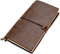 Wanderings Taccuino da Viaggio Formato Regular – 11,5 x 22 cm – Diario da Viaggio – Quaderno in Pelle Fatto a Mano, Robusto e Ricaricabile. Fogli Bianchi da 100 GSM