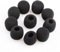UEETEK Mic Replacement Microphone Foam Cover Ear Pad Headset Lapel Lavalier Windscreen 10 pcs