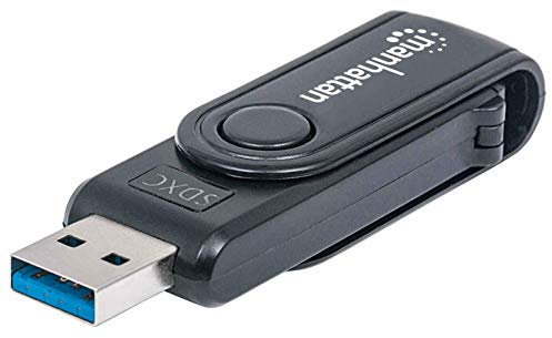 Manhattan 101981 Mini Multi-Card Reader/Writer USB 3.0 extern 24-in-1 besonders kompakt