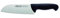 Arcos Serie 2900 - Cuchillo Santoku con Alveolos - Hoja de Acero Inoxidable NITRUM de 180 mm - Mango inyectado en Polipropileno Color negro