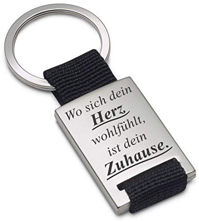 Lieblingsmensch Schlüsselanhänger Modell: Wo sich dein Herz wohlfühlt - Textil