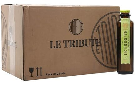 Le Tribute - Refresco de Jengibre y Limón, Ginger Ale, Mixer para Whisky, Ingredientes Naturales, Bebida con Gas - Pack 24 x 200 ml