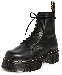 Dr. Martens Audrick 8-Eye Boot DM27149001, Womens bovver Boots, Black, 42 EU