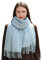 MASADA Damen Winterschal warmer und weicher Schal - Hellblau