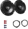 JVC CS-J620X Auto Lautsprecher 16,5 cm mit Einbauset passend für Opel Astra G 1998-2005 Türen vorne 600 W 165mm 2 Wege Koax