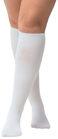 Ulla Popken Womenswear Plus Size Curvy Compression Stretch Knee Socks 793420