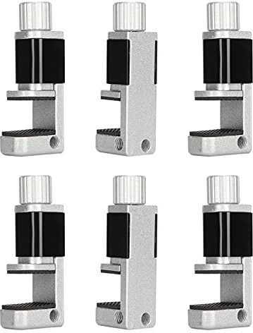 6Pcs Screen Fastening Clamp, Phone Tablet Adjustable Screen Metal Fastening Clamp Fixture Clip Screen Repair Tool