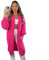 Alam Exclusive Cardigan lungo da donna lavorato a maglia con maniche a palloncino con 2 tasche, aperto sul davanti, cardigan boyfriend top UK, Fucsia, 40-46