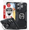 LeYi Coque pour Xiaomi Redmi 13C/Xiaomi Poco C65 avec 2 Verre Trempé Vitre Protection, 2 Protection Camera et Anneau Telephone, Militaire PC et TPU Etui Antichoc Housse pour Xiaomi Redmi 13 C - Noir