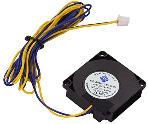 Ventilateur de refroidissement 4010 40 x 40 x 10 mm 24 V CC compatible avec imprimante 3D Ender 3 Ender 3 Pro TEVO Tornado