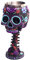 Totenkopf-Kelch, 3D-Harz und Edelstahl, Weinglas, Blüten, Tassen und Tassen, Weihnachten, Halloween, Geburtstagsgeschenk, Trinkkelch, Totenkopf