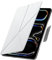 PITAKA Hülle für iPad Pro 11 2024 Magnetische Hülle für iPad Pro 11 Zoll 5. Gen Ultraleichte Schutzhülle mit Stifthalter Mehrwinkliger Stand mit Auto Wake/Sleep aus PU Leder Weiß [MagEZ Folio 2]