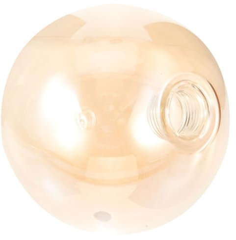 Alipis Ersatz Globe Lampenschirm Aus Glas Amber Farbe Für Pendelleuchte G9 Durchmesser 150mm Transparent Dekorativ Langlebig