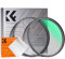 K&F Concept K-Serie 58mm Slim Zirkularer Polfilter Polarisationsfilter CPL Magnetischer Filter Cirkular Polfilter Optisches Glas & Aluminium für Foto-Kameraobjektive