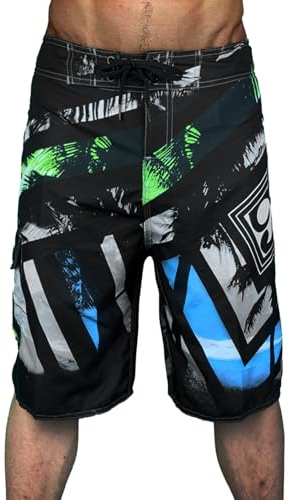 Traje de baño para hombre largo de gran tamaño de playa casual surf deporte bermudas largo hombre verano secado rápido corto de baño hombre largo blanco impreso traje de baño hombre boxeador corto