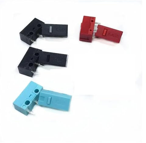 2Pcs Mouse Switch 4.3/7.3/9.5mm Mute button GM2.0 GM4.0 GM8.0 2/3Pin used on computer mice left right button IDGTTLDF(Kailh Mute 7.3mm)