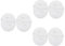 LALADEFIEE 3paare Wasserdichte Achsel-schweißpads Baumwolle Atmungsaktive Und Wiederverwendbare Unterarm-pads Für Damen Und Für Joggen Sport Und Sommeraktivitäten