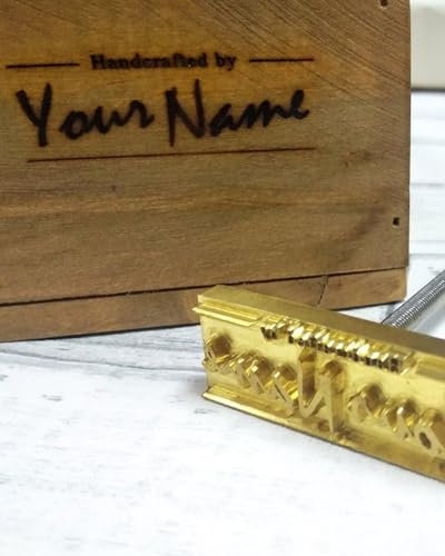 Brandeisen für Holz, individuelles Logol, Branding, Eisenstempel für Burger, Lebensmittel, Leder, Papier, handgefertigtes Design (5,08 cm)