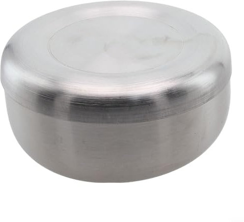 Yuanpgky Bol à riz en acier inoxydable avec couvercle, bol chaud coréen traditionnel avec couvercle, bols à soupe isothermes, bols en métal pour la maison (A)