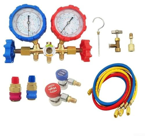 All in Klimaanlagen-Service-Werkzeug-Set zum Testen, Laden und Pumpen