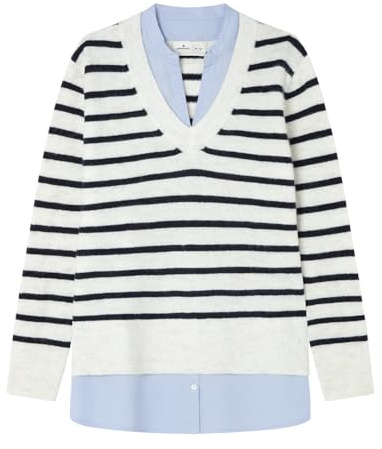 Springfield Damen 3.t.bs.elastan Camisa Jersei (1er Pack)