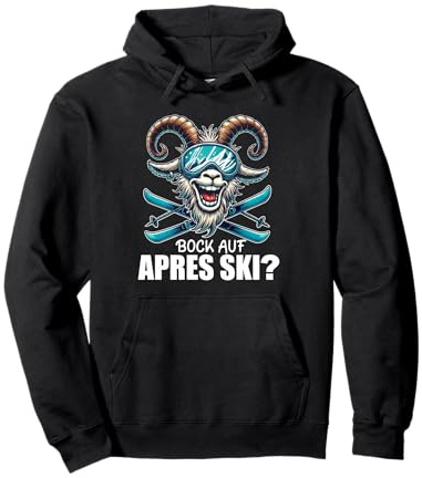 Skifahren Lustiges Party Apres Ski Pullover Hoodie