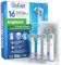 16 Aufsteckbürsten Zahnbürstenköpfe Kompatibel mit Oral-B Zahnbürsten Abgewinkelte Borsten für Tiefenreinigung CliniCaps AngleAct Doppelter Aseptischer Schutzbeutel und Schutzkappe