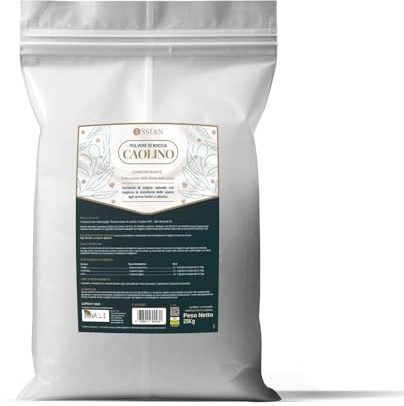Ossian Caolino Micronizzato per Piante 25 KG – Polvere Naturale Biologica – Protezione contro Mosca dell’Olivo, Insetti e Parassiti – Agricoltura Biologica