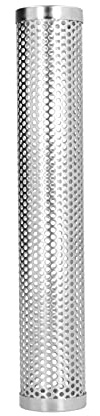 Xyntor Smoker Tube for Grill | 304 Stainless Steel Cylindrical Smoke Box for Pellet Grills/Gas Grills/Charcoal | 5 Hours Cold Smoking with Wood Pellets for Meat, Cheese, Fish (Length 30.6CM* Height