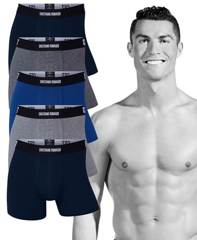 CR7 Boxershorts für Herren aus Baumwolle – 5er-Pack von Cristiano Ronaldo