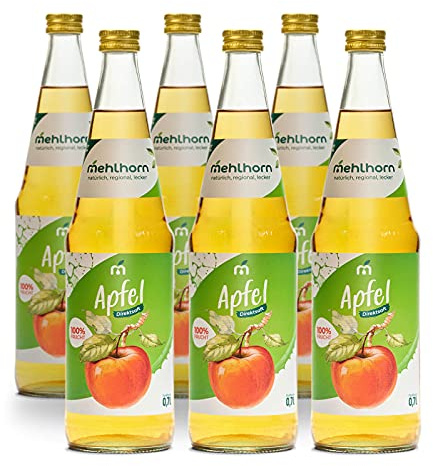Mehlhorns Apfelsaft, klar (6 x 0,7 l)