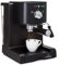 Klarstein Petite machine à expresso avec porte-filtre et mousseur à lait, acier inoxydable, 1,25 l, pour café moulu et dosettes, 1350 W, 20 bar, noir