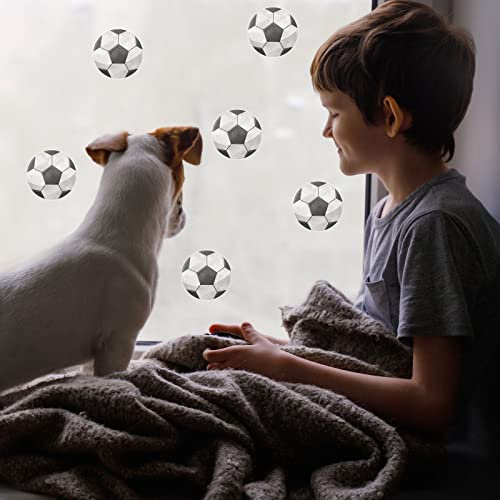 Stickerscape Football Window Stickers (Football Stickaround - Regular) | Football Window Decal, Football Window Display | Reusable and Cleanly Removable | Made in The UK