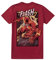 Cotton Soul DC Comics The Flash Speedster Herren-T-Shirt, Cheery Red, Cheery Red, L