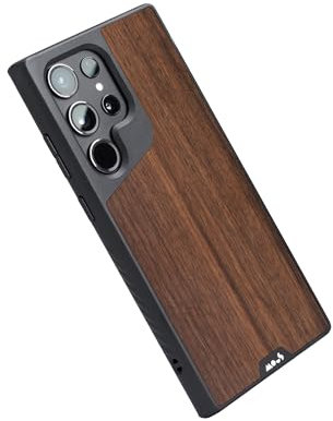 Mous - Hülle für Samsung Galaxy S23 Ultra - Walnuss - Limitless 5.0 - Handyhülle S23 Ultra MagSafe-Kompatibel Case - Schutzhuelle