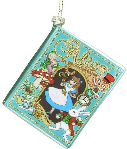 Alice im Wunderland Gisela Graham Christbaumschmuck aus Glas