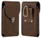 Hengwin Funda de Cuero Movil Cinturon, Porta Movil para iPhone 16 15 14 Pro MAX, 16 15 14 Plus, para Samsung Galaxy S25 S24 S23 S22 Ultra S23+, Bolso Cinturon Riñoneras Viaje Trabajo Hombre