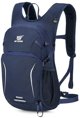 SKYSPER Fahrradrucksack 20L Wanderrucksack mit Rückenbelüftung, Mountainbike Rucksack Herren Fahrrad Rucksack für Sports & Outdoor