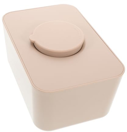 IMIKEYA Wipe Box Dispenser Silicone Tissue Case Lid Rectangular Tissue Holder for Home and Car Use