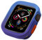 HKTS Funda de TPU para Apple Watch Series Ultra 49 mm 9 8 7 41 mm 45 mm, carcasa con marco de parachoques para iWatch 6 5 SE 4 40 44 mm(Blue purple,45mm)