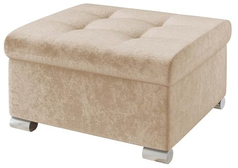 Mirjan24 Polsterhocker Niko klein Sitzbank Sitzhocker Fußbank Pouf Hocker Farbauswahl (Clara 215.03)