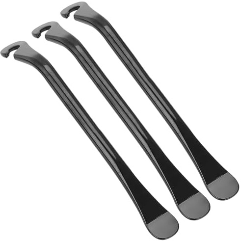 YSAOAKA 3 PCS Bike Tire Lever, Carbon Steel Tyre Spoon Changing Tool, Bicycle Spoke Wrench Levers for Bicycle Wheel Maintenance and Adjustment