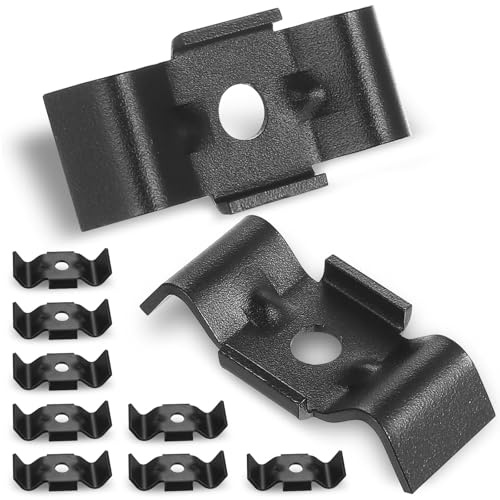 ANBEEISS 10 Pz Kit di Montaggio per Recinzioni Doppio Filo