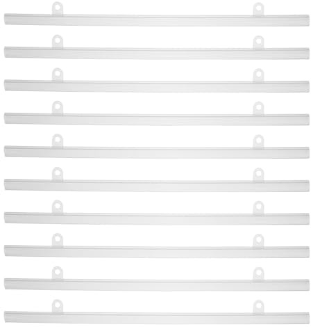 EXCEART Barres Suspendre Rails D'affichage Résistants Lot de 20 en Pvc Prévention du Roulage des Bords pour Affiches et Posters pour Magasins pour Présentation Éducative