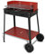Artigian Ferro 503.r Barbecue a Carbonella con Ruote Completo di Griglia, Nero