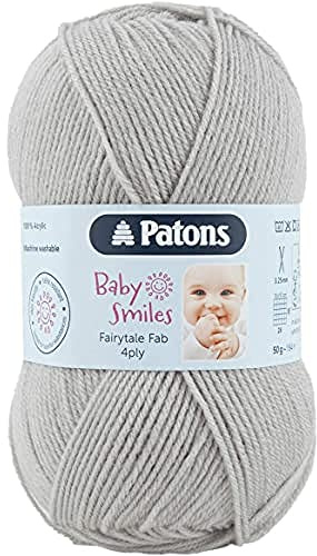 Patons Fairytale Fab 4ply, Grey (1090), 50g